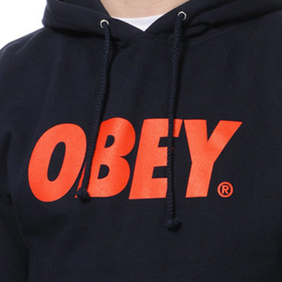 Obey Font Navy Red Pullover Hoodie-1.jpg